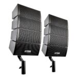 Earthquake Sound DJ-Array Gen2 - Sistema de altavoces Line Array de 4 x 4 pulgadas, juego de 2, color negro