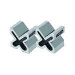 HHIP 3406-1045 4-3/4L x 1-3/8W x 4-3/4 "H Juego de bloques en V de acero de cuatro vías