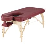 Mesa de Masaje Portátil Master Massage Eva 10121 30 Pulgadas Altura Ajustable Color Rojo