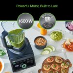 Braun TriForce Power Blender - Potente licuadora de encimera de 1600 vatios con 10 velocidades manuales, 3 texturas y 6