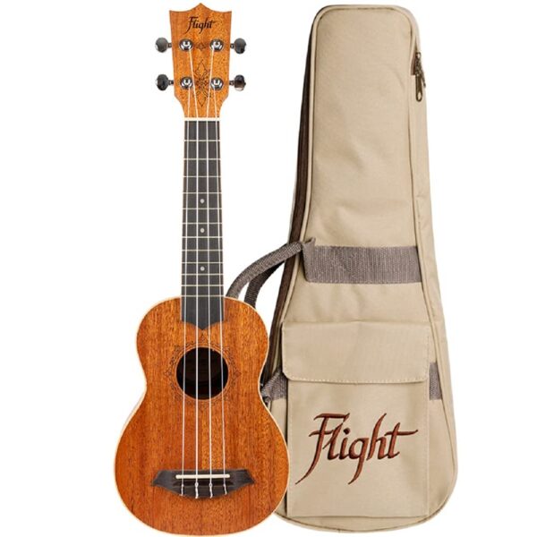 Ukelele de la serie de diseñador soprano de caoba