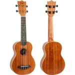 Ukelele de la serie de diseñador soprano de caoba
