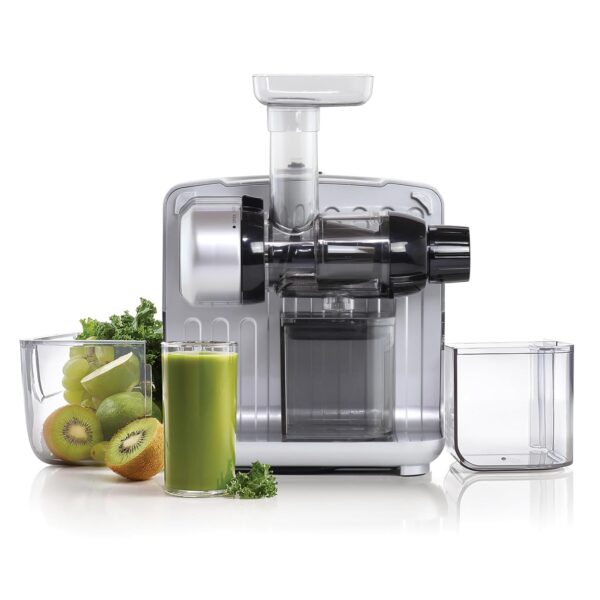 Omega Exprimidor de prensa fría 365 Lenta Masticación de Verduras y Frutas Extractor de Jugos y Sistema de Nutrición Hac