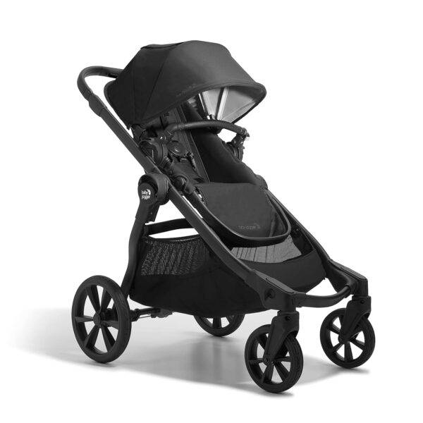 Baby Jogger City Select 2 Cochecito modular de una a dos plazas, colección Eco Lunar Negro
