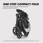Baby Jogger City Select 2 Cochecito modular de una a dos plazas, colección Eco Lunar Negro
