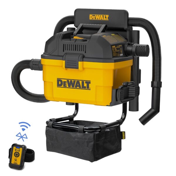 DEWALT Aspiradora para mojado/seco portátil de 6 galones, 5 caballos de fuerza, de montaje en pared para garaje DXV06G