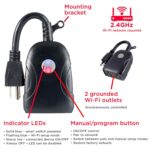 Tira de Luces LED Enbrighten Seasons 24 Pies 12 Bombillas Acrílicas Cambio de Color con Enchufe WiFi UltraPro Interior E