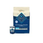 Comida para Perros Blue Buffalo Life Protection Formula Senior Pollo Paquete Seca 30 Libras y Húmeda 12 Latas 12.5 Onzas