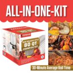 Zatarain's Kit de caldera de mariscos para cocina de cangrejos y mariscos, 80 cuartos de galón