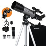 Celestron Travel Scope 60DX Telescopio refractor portátil – Apertura de 60 mm, óptica de vidrio totalmente recubierta –