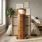 Armario Joyero Hives and Honey Florence 1321-182 8 Cajones Madera Nogal 40 pulgadas