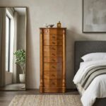 Armario Joyero Hives and Honey Florence 1321-182 8 Cajones Madera Nogal 40 pulgadas