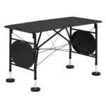 Mesa de Tratamiento Portátil Master Massage Modelo 24351R Plegable Altura Ajustable Aluminio