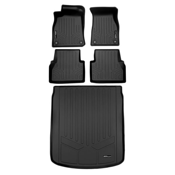 Juego de Alfombrillas SMARTLINER SA0557 2 Filas y Forro de Carga para Audi A6 S6 Sedán 2019 2025