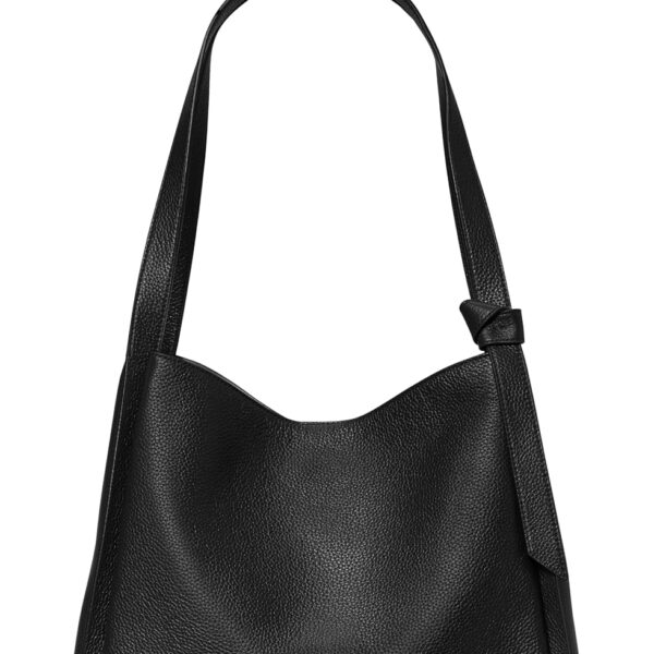 Bolso de Hombro Kate Spade New York Knott Large K4395 BLK Piel Negro Pebbled