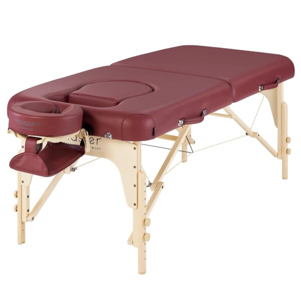 Mesa de Masaje Master Massage Eva 10121R Portátil para Embarazo 30 Pulgadas Borgoña