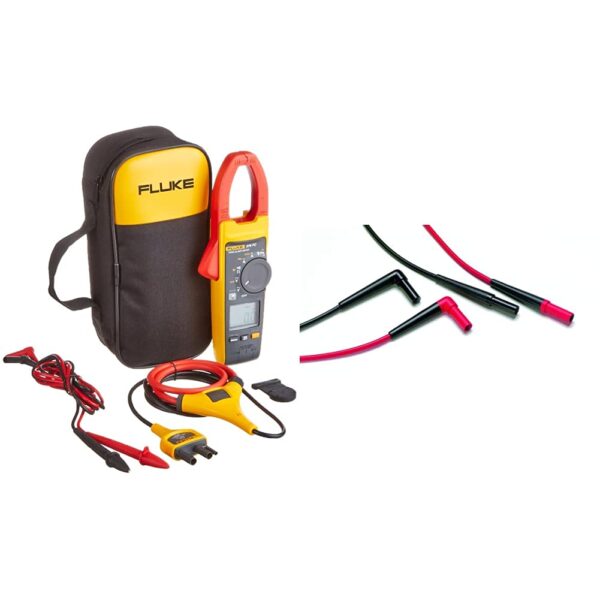 Multímetro de gancho Fluke 376FC True-RMS con sonda iFlex y cables de prueba TL224 SureGrip