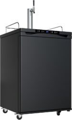 EdgeStar KC3000 Kegerator de tamaño completo con pantalla digital - negro