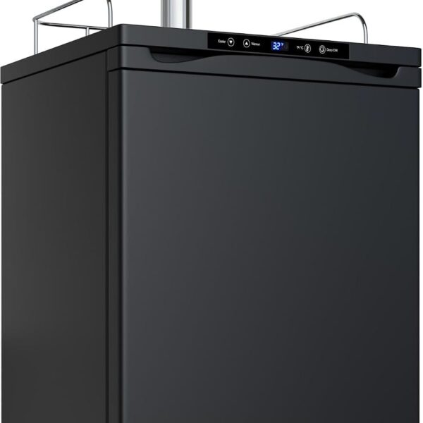 EdgeStar KC3000 Kegerator de tamaño completo con pantalla digital - negro