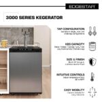 EdgeStar KC3000 Kegerator de tamaño completo con pantalla digital - negro