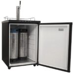 EdgeStar KC3000 Kegerator de tamaño completo con pantalla digital - negro