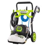 Lavadora a Presión Greenworks GPW2003 2000 PSI 1.2 GPM Marco Abierto Verde