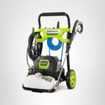 Lavadora a Presión Greenworks GPW2003 2000 PSI 1.2 GPM Marco Abierto Verde