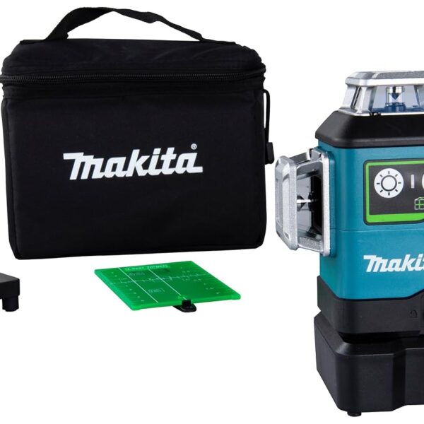 Makita SK700GD 12V max CXT® Láser verde autonivelante inalámbrico de iones de litio de 360° de 3 planos, clase II, 510-5