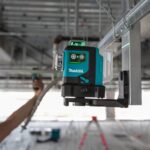 Makita SK700GD 12V max CXT® Láser verde autonivelante inalámbrico de iones de litio de 360° de 3 planos, clase II, 510-5