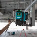 Makita SK700GD 12V max CXT® Láser verde autonivelante inalámbrico de iones de litio de 360° de 3 planos, clase II, 510-5