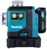 Makita SK700GD 12V max CXT® Láser verde autonivelante inalámbrico de iones de litio de 360° de 3 planos, clase II, 510-5