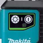 Makita SK700GD 12V max CXT® Láser verde autonivelante inalámbrico de iones de litio de 360° de 3 planos, clase II, 510-5