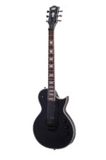 IYV - ILP-400FR Guitarra Eléctrica de Cuerpo Sólido, Negro Satinado