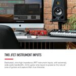 Focusrite Clarett+ 4Pre USB Interfaz de audio de estudio de grado profesional para creadores de música — Cuatro preampli
