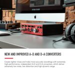 Focusrite Clarett+ 4Pre USB Interfaz de audio de estudio de grado profesional para creadores de música — Cuatro preampli