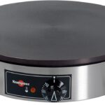 Eurodib CEBIR4110 Krampouz Crepe Maker, Eléctrico, 15-3/4" (40 cm), Plancha de Hierro Fundido, Control Termostático, Cal