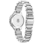 Reloj Citizen Eco-Drive FE1190-53L Silueta de Cristal para Mujer Acero Inoxidable Esfera Azul 3 Manecillas
