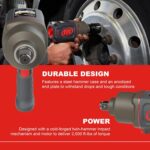 Ingersoll Rand 2146Q1MAX Llave de impacto neumática de transmisión de 3/4 pulgadas con diseño silencioso de empuñadura d