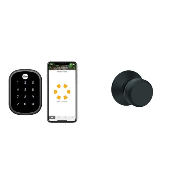 Cerradura Inteligente Yale Assure Lock SL Wi-Fi Compatible con Alexa Google Assistant Apple HomeKit Negro Mate