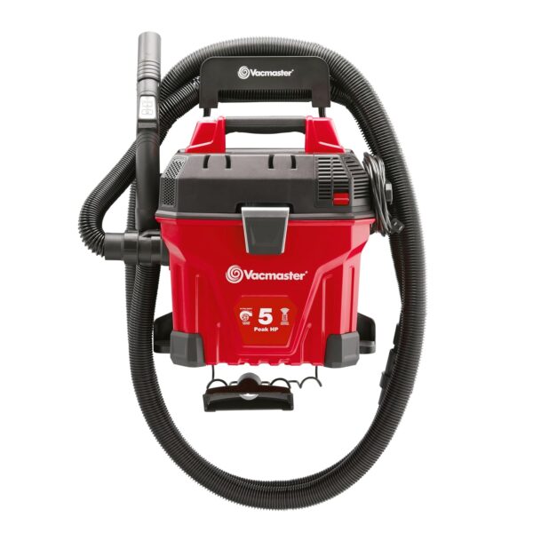Vacmaster VWMB508 1101 Aspiradora de 5 galones, 5 HP, control remoto, montaje en pared, aspiradora húmeda/seca