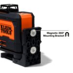 Klein Tools 93PLL - Nivel láser autonivelante con planos verdes brillantes de 3x360 grados, batería recargable, montaje