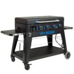 Plancha de Gas Pit Boss Ultimate 10782 4 Quemadores 647 Pulgadas Cuadradas Superficie de Cerámica Antiadherente