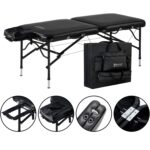Mesa de Masaje Portátil Master Massage StratoMaster LX 26352M Aluminio 30 Pulgadas Negro