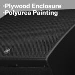 Yamaha Serie DHR Altavoz Eléctrico, 1000W, LF de 12", Controlador de Compresión HF Coaxial de 1.75", Diseño de Caja de C