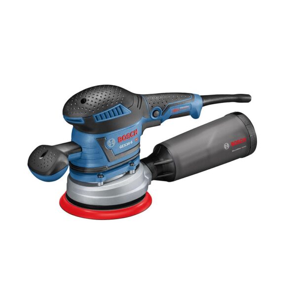 BOSCH Lijadora/pulidora de órbita aleatoria de múltiples orificios GEX34-6N de 6 pulgadas
