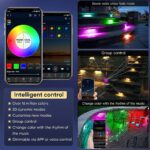Luz LED Woark para paisaje CS-DY-STEPLIGHTZXRGB-8P12IN paquete de 8 luces de pared 3 W 12 pulgadas IP65 12 V CC RGBW bla