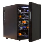Koolatron Refrigerador de vino de 20 botellas, enfriador de vino independiente con puerta de vidrio, 1.7 pies cúbicos (4