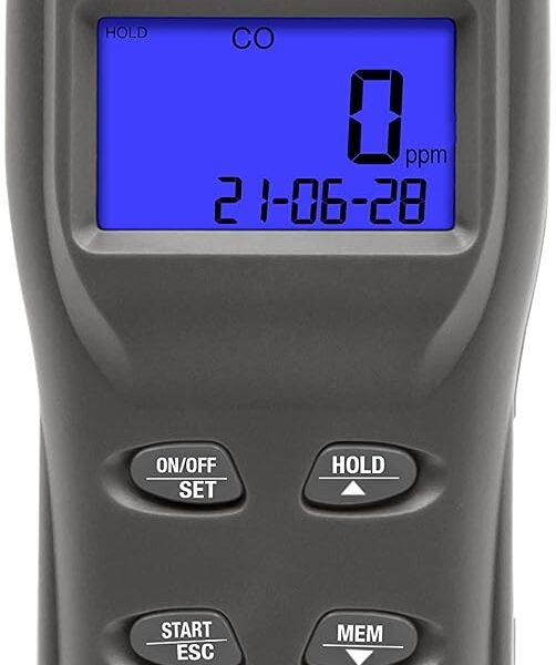 Triplett GSM450 Monóxido de carbono/dióxido de carbono IAQ Datalogger Meter - CO, CO2, temperatura, humedad, bulbo húmed