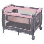 Baby Trend - Cuna Lil Snooze Deluxe III, color rosa