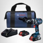BOSCH GSB18V-975CB25 taladro/atornillador sin escobillas listo para conexión de 18 V, 1/2 pulg. con (2) baterías CORE18V